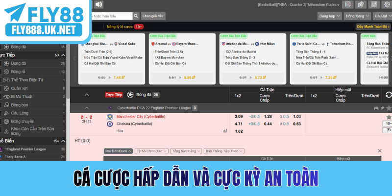 Cá cược hấp dẫn và cực kỳ an toàn