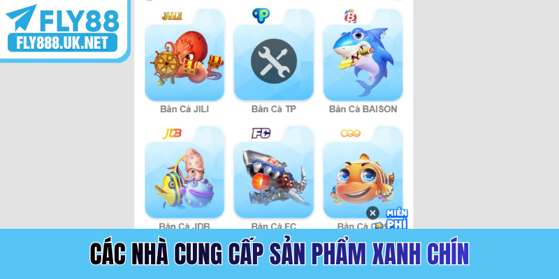 Các nhà cung cấp sản phẩm xanh chín