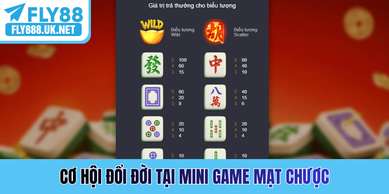 Cơ hội đổi đời tại mini game Mạt Chược