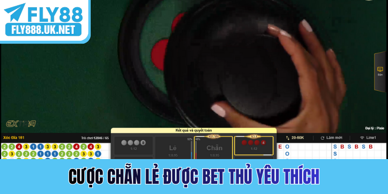 Cược Chẵn Lẻ được bet thủ yêu thích