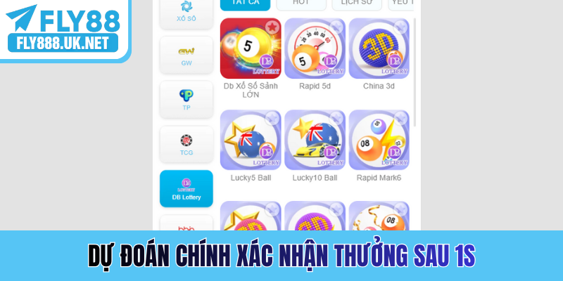 Dự đoán chính xác nhận thưởng sau 1s