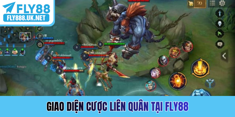 Giao diện cược Liên Quân tại FLY88