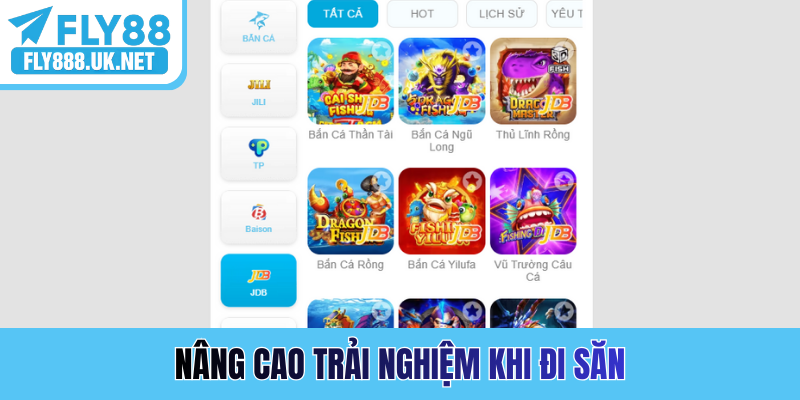 Nâng cao trải nghiệm khi đi săn