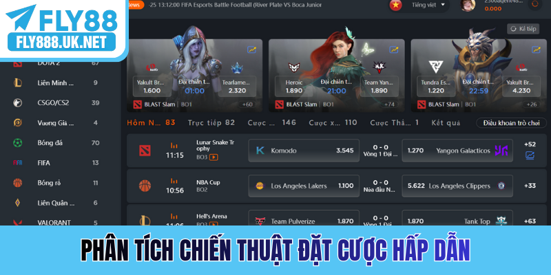 Phân tích chiến thuật đặt cược hấp dẫn