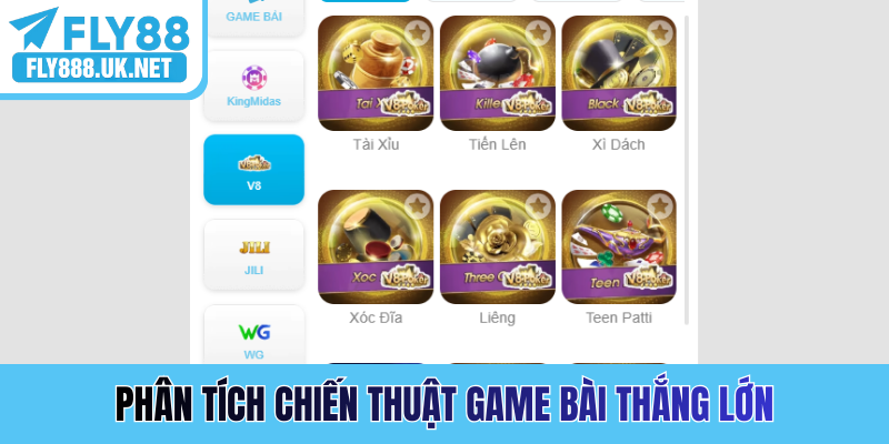 Phân tích chiến thuật game bài thắng lớn