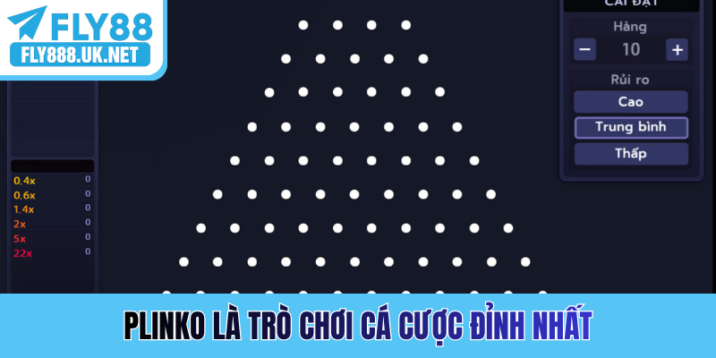 Plinko là trò chơi cá cược đỉnh nhất
