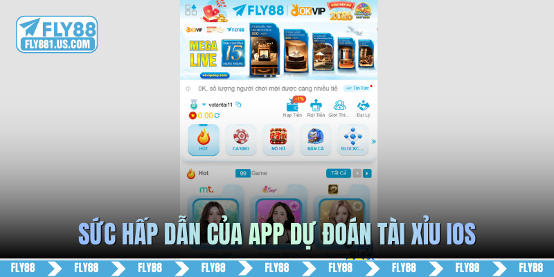 Sức hấp dẫn của app dự đoán tài xỉu iOS